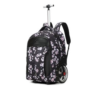 18/20 inch Men Travel trolley bag Rolling Luggage laptop backpack bags with wheels wheeled backpack for Business Cabin carry on