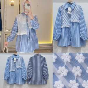 KEMEJA BLOUSE WANITA SALUR MIX BURKAT IMPORT BY ZRA