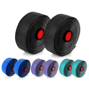 2Pcs Comfortable Bikes Handlebars Tape Bicycles Handlebar Tape Shock Absorption Cycling Handle Wrap Bikes Accessory