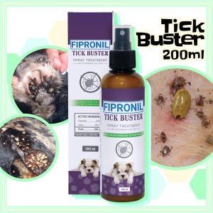 MDCP - Anti-garapata (tick) kuto at pulgas Fipronil Tick Buster 200ml for Cats & Dogs anti ticks fleas and lice