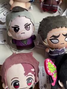Demon Slayer Nu Nu Version Anime Peripheral Cute Plush Doll Keychain Pendant 2DToy Bag Hanging Ornament Gift