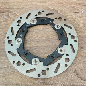 Đĩa trước 5 lỗ Airblade 2013 - 2022 size 220mm màu đen  khoen inox 304 siêu sáng lắp như zin