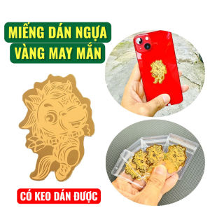 ⭐TẾT 2026 ⭐ SỈ 10 Thỏi Ngựa Thần Tài Mạ Vàng Tặng Kèm Túi Nhung Phúc Lộc Phong Thủy May Mắn Tết 2026