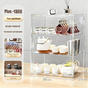 Bren Multi-Compartment Transparent Acrylic Display Case