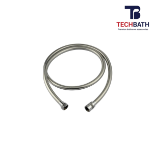 Bộ Vòi Xịt Vệ Sinh Siêu Chịu Áp TECHBATH T2202.02 Dây Chống Xoắn Xoay 360 Độ Dài 1m2 Cho Toilet