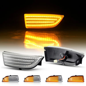Dynamic Turn Signal Light LED Side Wing Mirror Sequential Indicator Lamp For Ford Everest 2015-2021 Ranger T6 Raptor Wildtrak