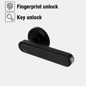 TUYA 8 in 1 Smart Door Lock Fingerprint Lock Electronic Digital Password Handle Lock keys Unlock