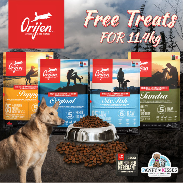 ORIJEN Dry Dog Food From Canada 2kg 6kg or 11.4kg Pawpy