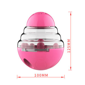 Interactive Dog Treat Dispensing Ball Slow Feeder Puzzle Toy for Pets
