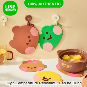 100% Authentic Line Friends Placemat Heat Resistant Anti-scalding Coasters Waterproof Oil-proof PVC Tablecloth Childrens Anti-slip Mat LFB59