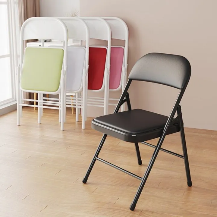 Computer Chair Fold Up Rolling Chair Folding Chair Leather
