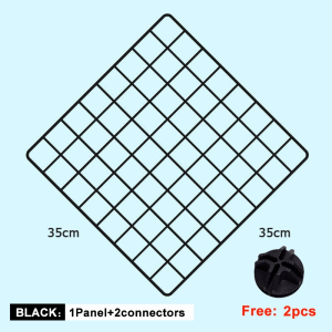 DIY Pet Fence Accessories Tool Dog Cat Cage Extendable Stackable Steel Panel pane Parts