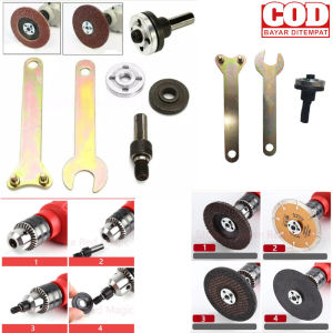 Adaptor Bor jadi Gerinda Set Mesin Bor Kit