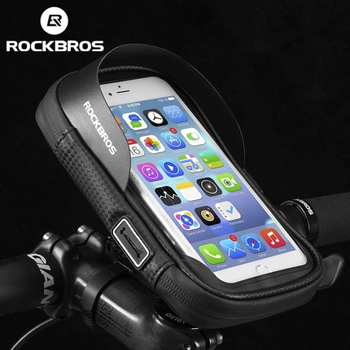 Waterproof Bicycle Mobile Bag Waterproof Bike Phone Holder Bag - Main Image