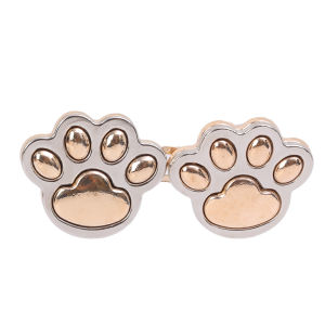 2Pairs Cute Cat Claw Tighten Waist Buckle Metal Brooches Pins Clip Adjustable Snap Button Jeans Buttons Detachable Clothing Accessories