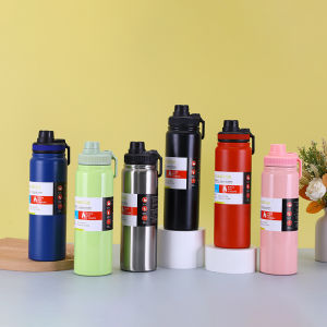 Termos Tahan Panas Dingin Botol Minum Sport Tumbler 1L Aesthetic Termos California Stainless 1211