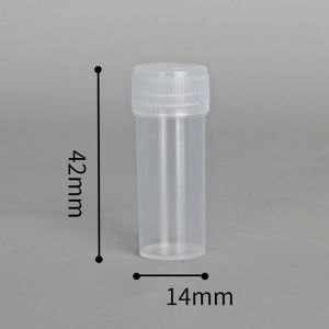 Set 10 Chai ống nhựa 5ml-7ml đựng mẫu phẩm thí nghiệm ống Cryotube nắp ấn L5-L7-L3-L50