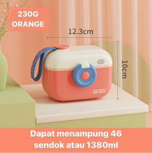 Tempat Kotak Penyimpanan Susu Bubuk Bayi Container Penyimpanan  Susu Bubuk Camera Milk Box Powder Genki Market