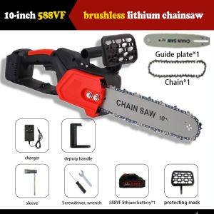CHIC 4/6/8/10/12 inch Chainsaw Cordless Brushless Chainsaw Portable Electric Pruning Saw 388/588/788VF Rechargeable Lithium Battery
