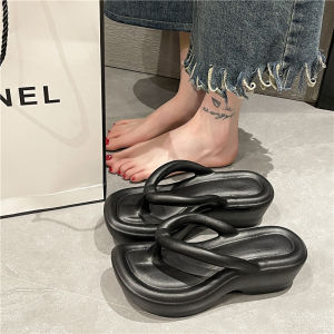 Summer Thick-Soled WomenS Flip-Flops For Outdoor Wear New High-End Height-Increasing Non-Slip Eva Flip-Flops For Women