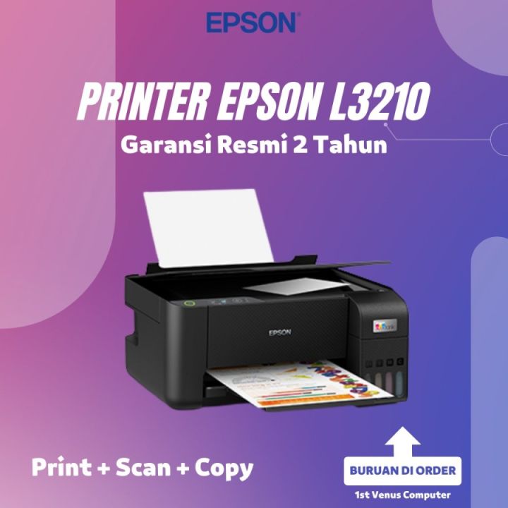 PRINTER EPSON L3210 PRINT SCAN COPY PENGGANTI L3110 RESMI | Lazada ...