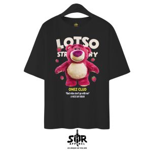 SMR APPAREL - Kaos Oversize lotso Cotton Combed 24s Pria & Wanita