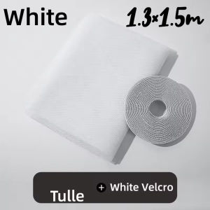 ตาข่ายกันยุงที่มองไม่เห็นแบบ DIY ม่านบังตากันแมลงในร่มที่มีกาวในตัวป้องกันมุ้งลวดแมลงในบ้านสิ่งทอเตียงนอนสำหรับสวน