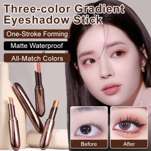 Three-color gradient eyeshadow stick Three-color gradient eyeshadow stick Student Affordable Bright Star River Gradient Eyeshadow Stick
