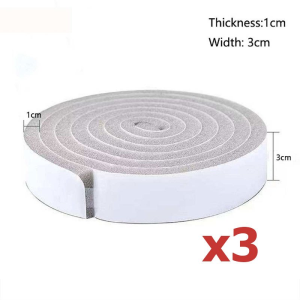 แถบซีลหน้าต่างประตูกันเสียง2เมตรแถบโฟมประตูกันฝุ่น แถบปิดผนึก แถบปิดผนึกประตูและหน้าต่าง โฟมลิฟต์ ซีล ฉนวนกันเสียง แอร์กันแมลง