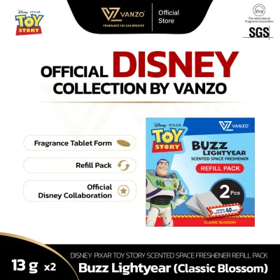 Vanzo Disney Toy Story Scented Space Freshener Refill Pack - Lotso / English Pear & Freesia (13g x 2)