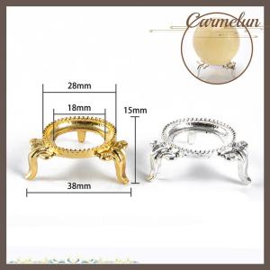 [Carmelun] ขาตั้งจอแสดงผลโลหะ/ผู้ถือสำหรับลูกแก้ว/ทรงกลม/ไข่/หิน/แร่ธาตุ