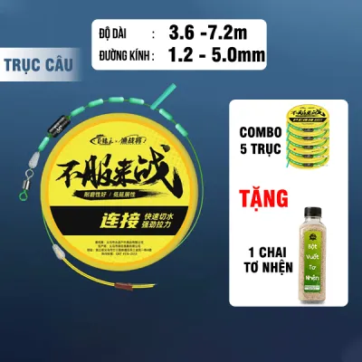 Trục Câu Đài Buộc Sẵn Cước Câu Cá Tàng Hình Cao Cấp Đủ Kích Cỡ