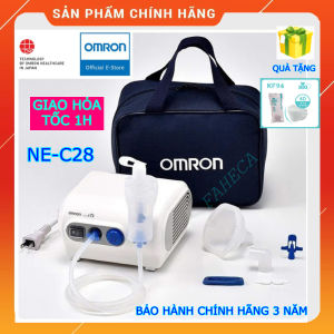 (HỎATỐC-1H) Máy xông khí dung OMRON NE-C28 - Xông mũi họng cho người lớn & trẻ em cao cấpbền bỉ - Nhật Bản - Chính hãng