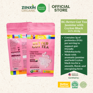 BG Better Gut Tea Jasmine with Ceylon Black 12s 40.8g
