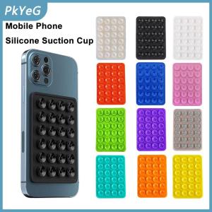 PkYeG Được hỗ trợ Silicone hút pad cho điện thoại di động Lịch thi đấu cốc hút được hỗ trợ dính Silicone cao su Sucker pad cho cố định Pad