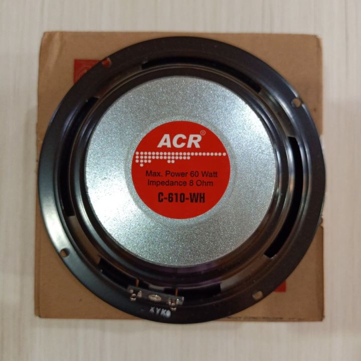 ACR Speaker Inch 60 Watt 610 WH Woofer Original Lazada