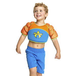 Zoggs Australia Swimming Water Confidence DC Justice League Water Wing Float Vest Aquaman (1-5yrs)