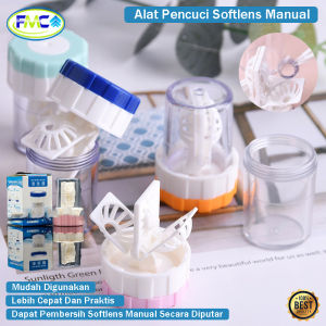 Alat Pencuci Softlens Manual Steamer Soflens Portable Washer Manual Rotation Myopia Contact Lens Cleaning Wadah Pembersih Softlens Murah Mesin Pencuci Softlens