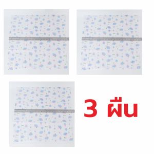 ผ้าอ้อมทารกแรกเกิด เป็นผ้าผ้าสาลู Triple Five (555) Cotton 100% แบ่งขาย 134 ผืน