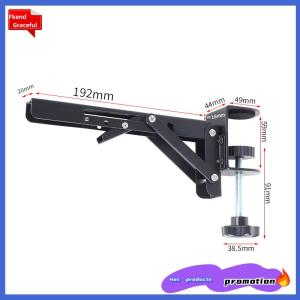 Fkend L-shaped Foldable Desktop Bracket Heavy-duty Punch-free Space-saving Desktop Extension Plate Rack Hardware Accessories