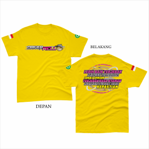 KAOS DRIVER WELL (tebal bahan combed 24s)