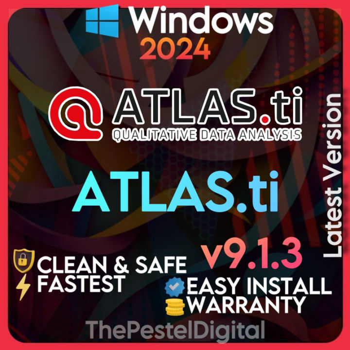 ATLAS.ti v9.1.3 Lifetime Latest Full Version 2024 | Windows | 2024 | Lazada