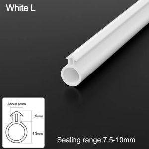 CHENJIE Rubber Sealing Strip White Black O-Shaped Doors Insulation Tape  Window Soundproofing