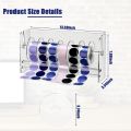 Sticker Roll Dispenser Adjustable Label Roll Holder Acrylic Sticker Holder Organizer Label Dispenser for Holding Sticker Label Library Office Home (9 Disks). 