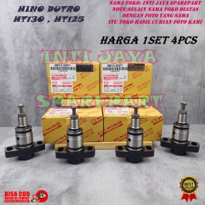 PLUNGER ASSY KOMPLIT HINO DUTRO HT130 HT125 130HT 125HT 1SET 4PCS