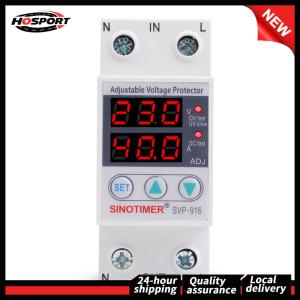 【HOSPORT】 High-Quality Adjustable Surge Protector Relay SVP-916 for Electrical Circuit Safety and Reliability