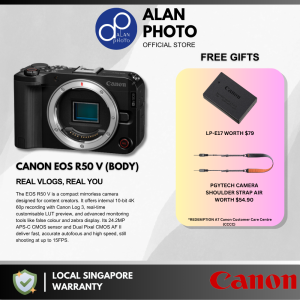Canon EOS R50 V Mirrorless Camera with Kit | Canon Singapore Warranty