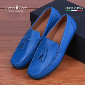 Giày Da Nam Italy - 9643BLU