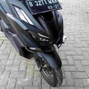 Winglet VARIO 160 2022 2023 Bahan ABS PLASTIK Carbon Hitam