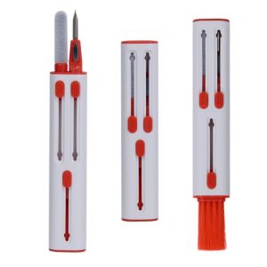 GOOJODOQ 5 In 1 Keyboard Cleaning Brush Computer Earphone Tools Cleaner keycap Extractor kit For PC Airpods